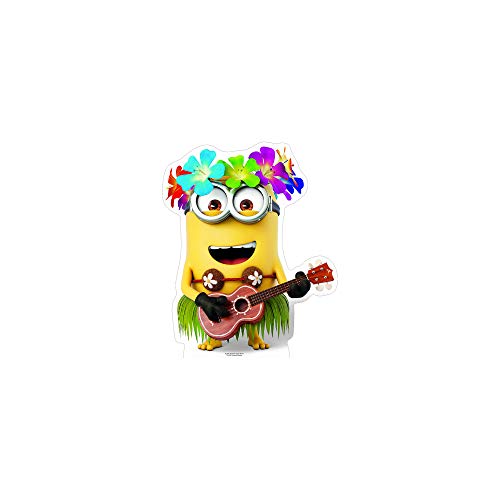 SC1042 Star Cutouts Hawaiian Minion Cardboard Cutout Standup