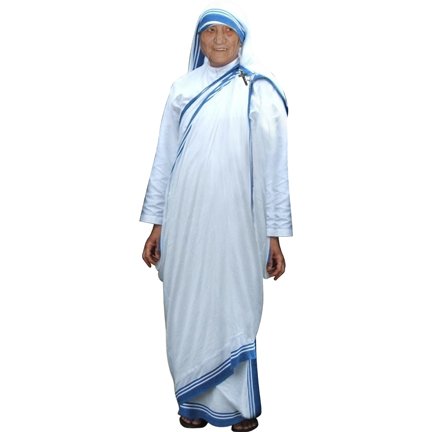 H48002 Mother Teresa Cardboard Cutout Standup