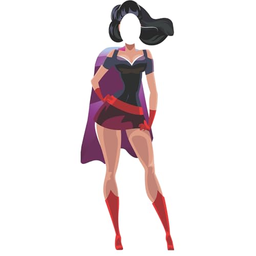 SS11213 Cartoon Comic Wonderful Woman Super Hero Girl Stand in Cardboard Cutout Standee Standup