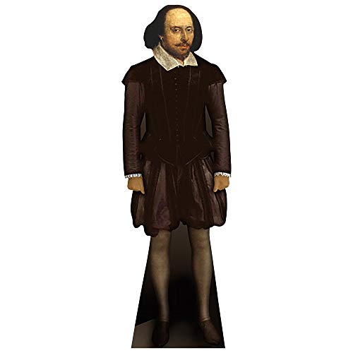 SC179 Star Cutouts William Shakespeare Cardboard Cutout Standup