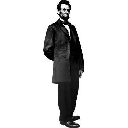 H25016 Abraham Lincoln Cardboard Cutout Standup