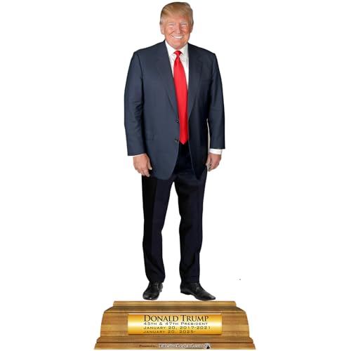 HP25045 President Donald Trump Pedestal Cardboard Cutout