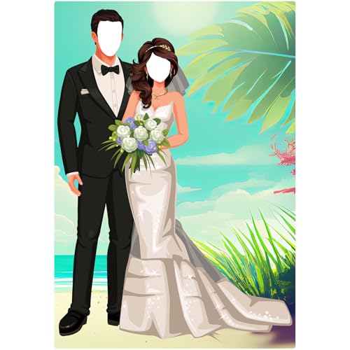 SS11145 Wedding Couple SI Cardboard Cutout Standee Standup