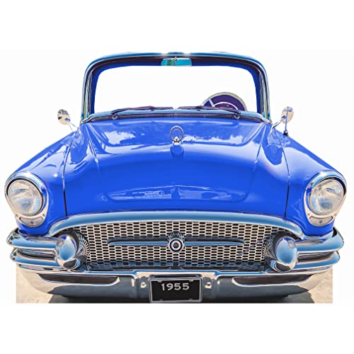 SS11041 Classic Blue Coupe 1955 Stand In Cardboard Cutout