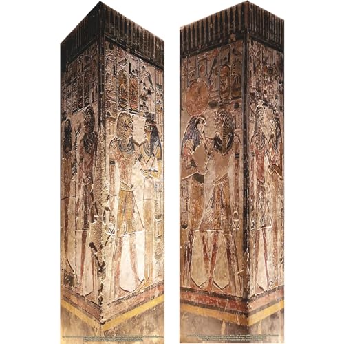 H13571 Double Pillar Pack Valley of Kings Chamber Ancient Egypt Tomb Pharaoh Cardboard Cutout Standee Standup