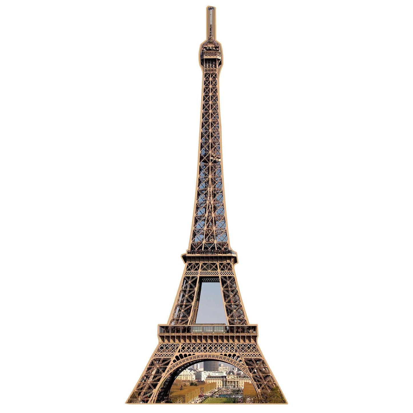 H13007 Eiffel Tower Lifesize Cardboard Standup